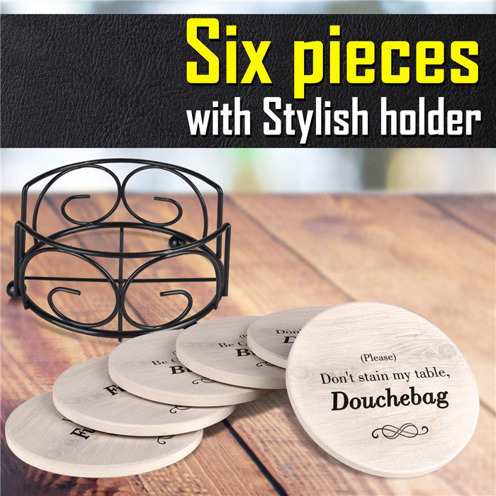 Creative ceramic coasters🤣
