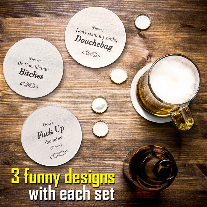 Creative ceramic coasters🤣