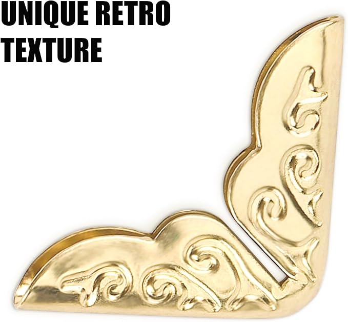 Multifunctional metal book corner protector(Gold)📚📚