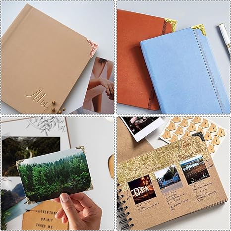 Multifunctional metal book corner protector(Gold)📚📚