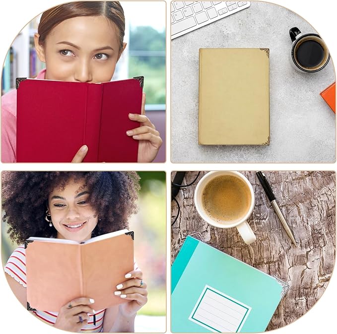 Multifunctional metal book corner protector(Gold)📚📚