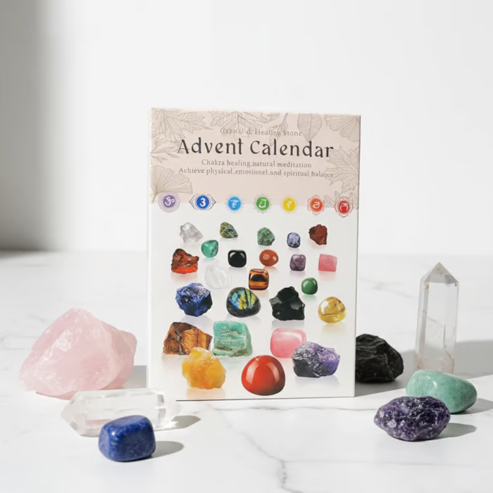 💎Crystal Advent Calendar🔮✨Shaped by Nature & Crafted by Hand💝
