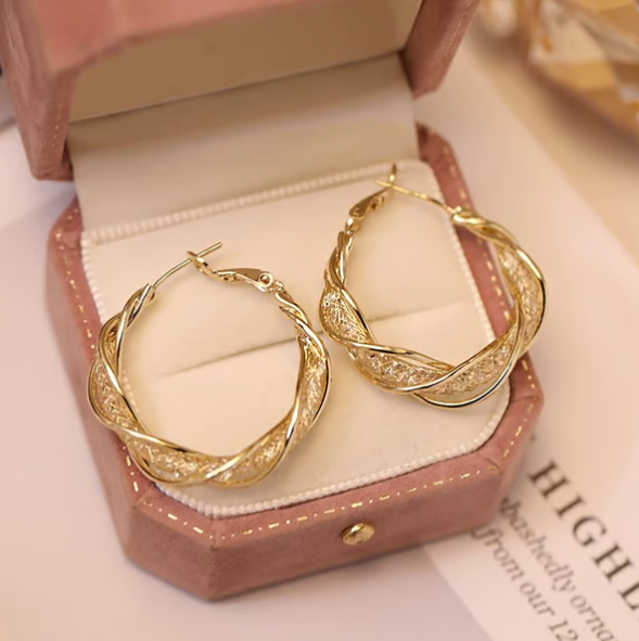 💕S925 Fashion Twist Earrings