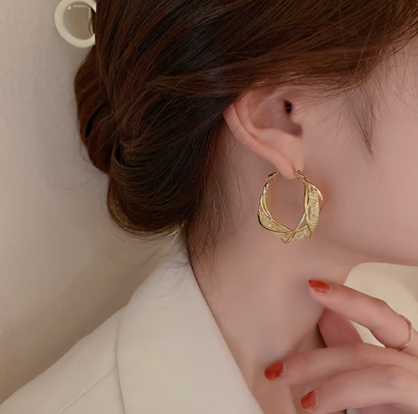 💕S925 Fashion Twist Earrings