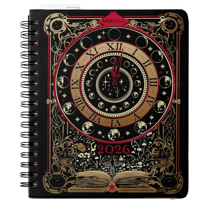 💥📚🧙‍♀️Waiting for the Night 2026 Weekly Planner🧹HARDCOVER BOOK