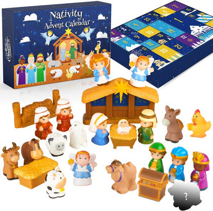 🏆#1 Bestselling - 2025 Nativity Advent Calendar (25pcs)