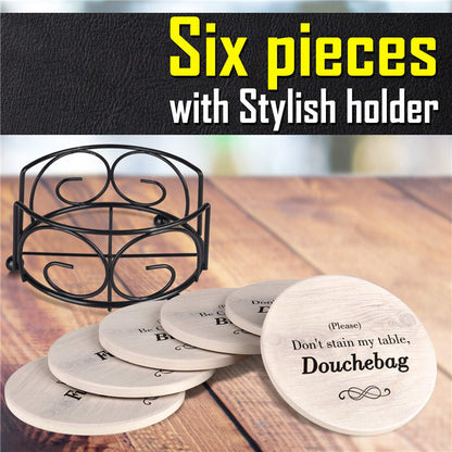Creative ceramic coasters🤣