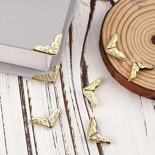 Multifunctional metal book corner protector(Gold)📚📚