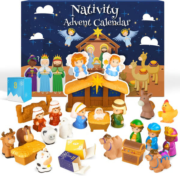🏆#1 Bestselling - 2025 Nativity Advent Calendar (25pcs)