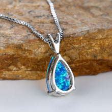 Fashion simple personality versatile design women's teardrop australopithecine necklace for women