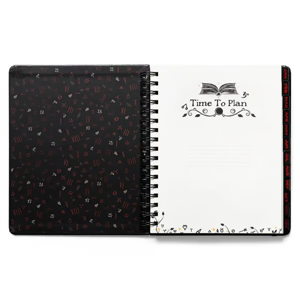 💥📚🧙‍♀️Waiting for the Night 2026 Weekly Planner🧹HARDCOVER BOOK
