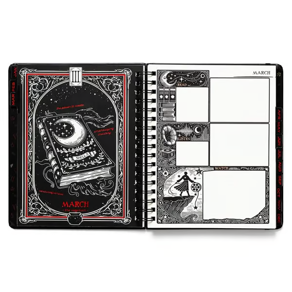 💥📚🧙‍♀️Waiting for the Night 2026 Weekly Planner🧹HARDCOVER BOOK