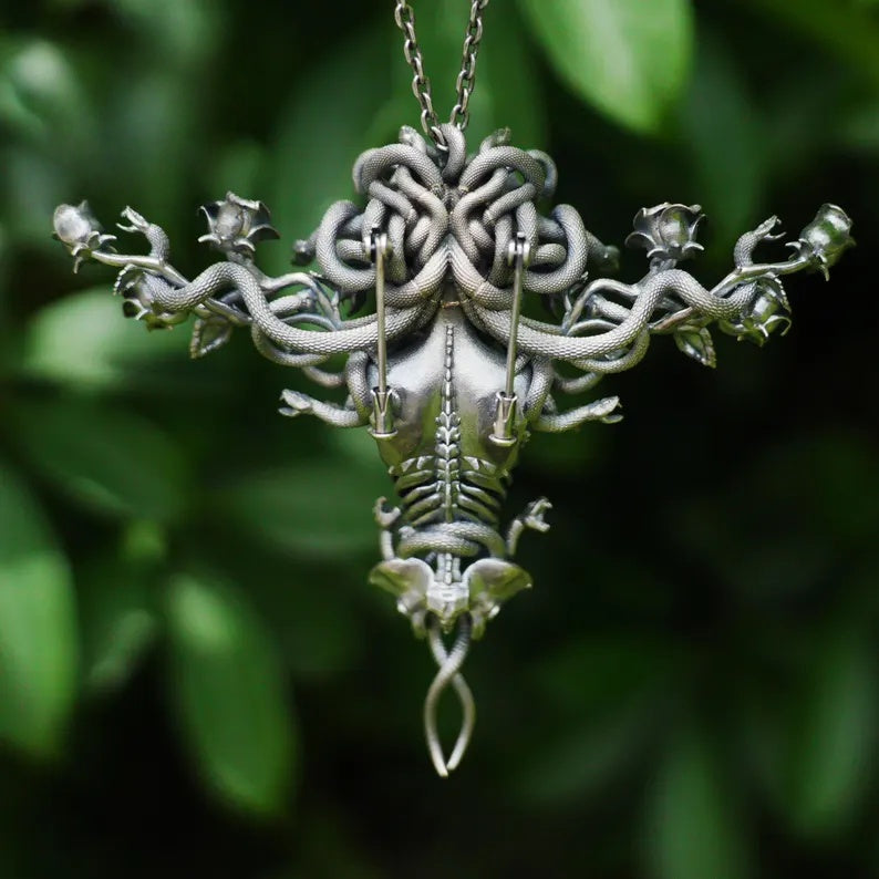 Hot Sale🔥🔥 2-in-1 Medusa Pendant Brooch
