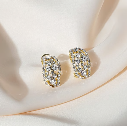 Lab-Created Diamonds Hoop Earrings