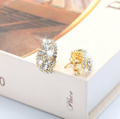 Lab-Created Diamonds Hoop Earrings