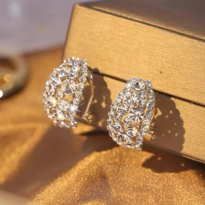Lab-Created Diamonds Hoop Earrings