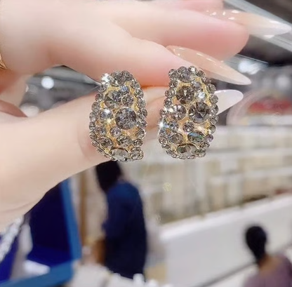 Lab-Created Diamonds Hoop Earrings