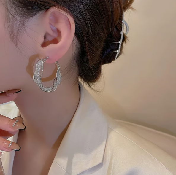 💕S925 Fashion Twist Earrings
