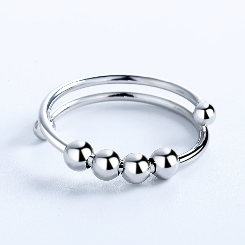 Adjustable Sunflower Swivel Finger Ring❤